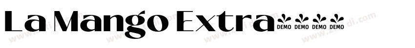 La Mango Extra字体转换